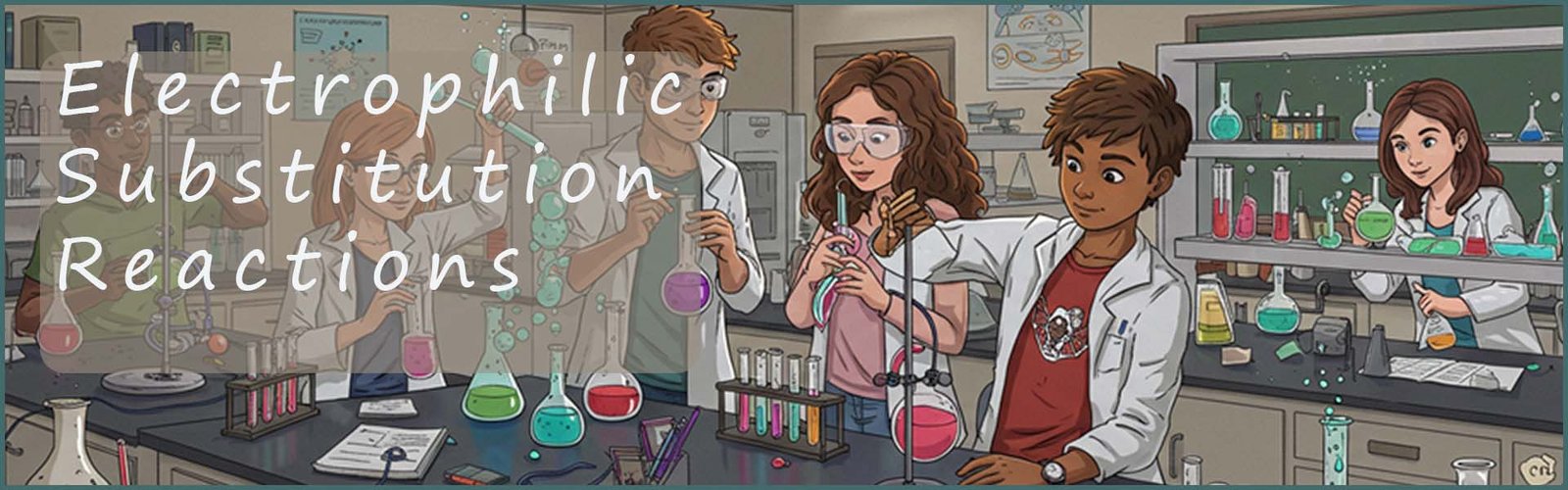 electrophilic substitution header image